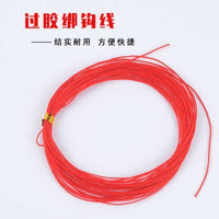 PE Coated Hard Wire Fishing Line for Monster Fish, Luminous Braided Line for Carp and Silver Carp