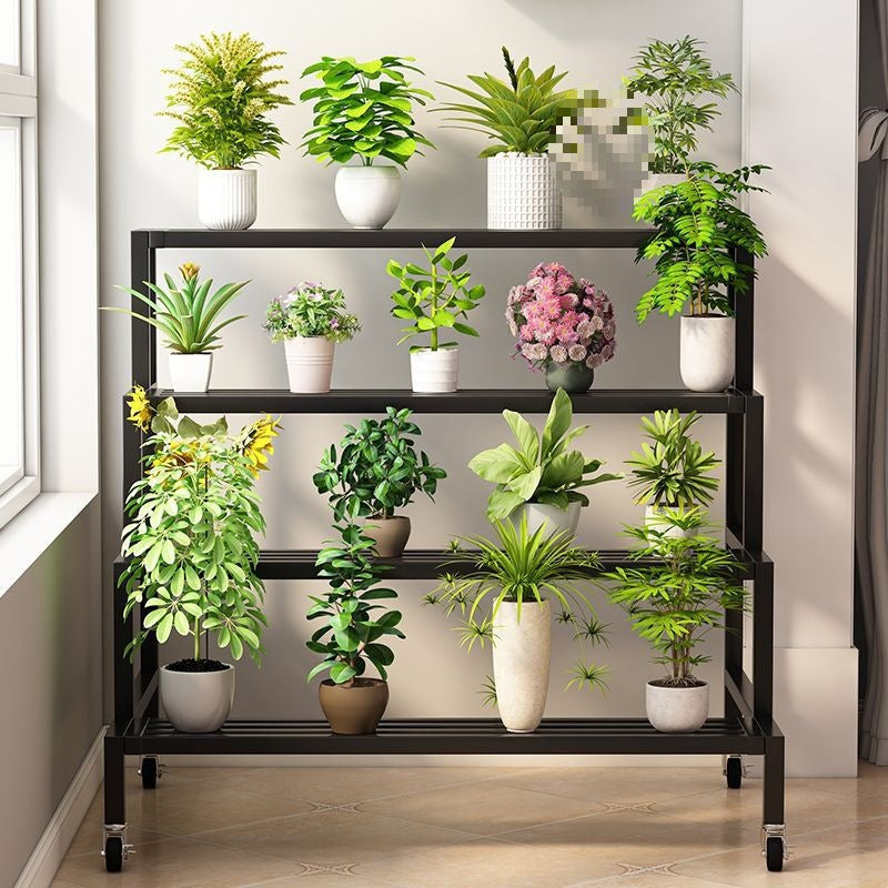 Waterproof Multi-Tier Metal Plant Stand for Indoor Outdoor Garden Balcony