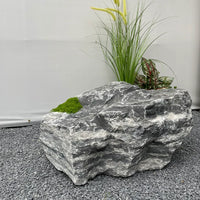 Natural Black Mountain Stone for Japanese Garden Landscaping and Micro-Landscape Decor