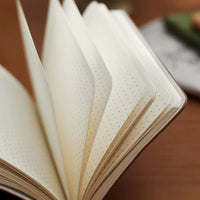 A6 Waterproof DuPont Paper Notebook Ins-Inspired Retro Gilded Portable Pocket Diary