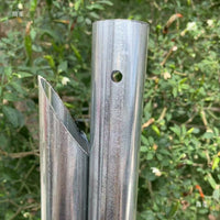 Galvanized Steel Grape Trellis Poles for Climbing Plants, Outdoor Garden Support Stakes, Rust-Resistant Fencing Tubes