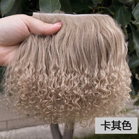 High-Quality Tibetan Lamb Hair Weft for OB11 BJD Dolls and Figurines