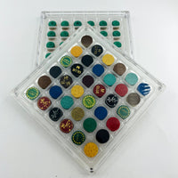 Billiard Cue Tip Storage Display Box Acrylic Pool Snooker Eight Ball Nine Ball Cue Tip Case