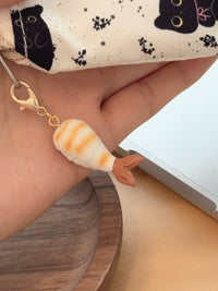 Mini Sushi Food Keychain Japanese Style Hand-rolled Sushi Pendant Bag Charm Earphone Charm Exquisite Gift