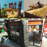 Crab Kingdom Military Model Sand Table Terrain Mud Scenery Paste for Dioramas and Landscape Design