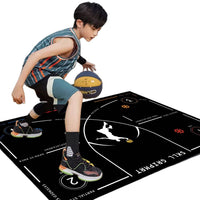 Basketball Footwork Training Mat Indoor Soundproof Home Dribbling Control Auxiliary Equipment Physical Fitness Training Pad