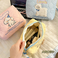 Portable Large Capacity Cosmetic Bag for Travel and Daily Use, Cute Animal Design