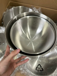Yinuo Kitchen 304 Stainless Steel Mixing Bowl for Baking, Salad, and Food Prep