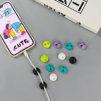 New Data Cable Power Cord Organizer Multi-Hole Fixer Self-Adhesive Cable Management Clip