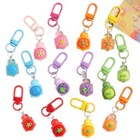 Luminous Fruit Turtle Keychain Resin Bag Charm Trendy Creative Gift