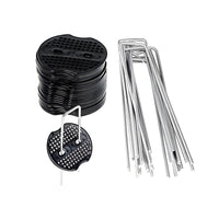 Galvanized U-Shaped Garden Stakes for Landscape Fabric, Tents, and Outdoor Securing
