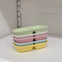 Hagen Ceramic Double Bowl Feeder for Parrots and Young Birds, Tip-Proof Food and Water Dish