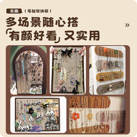 Felt Jewelry Display Board Wall Mounted Necklace Organizer for Pendants Bracelets