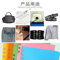 Multi-functional Eyelet Plier Kit with Punch Tool for Fabric Leather Paper