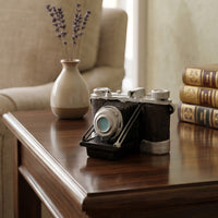 Vintage Camera Resin Ornament for Home and Office Decor