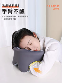U-Shaped Neck Pillow for Travel and Office Naps, Cervical Support Headrest