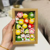 3CM Deep Shadow Box Photo Frame for Dried Flowers & DIY Crafts, Wooden Display Stand