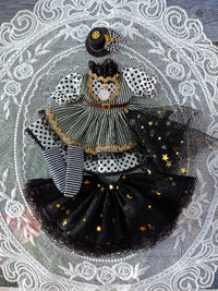 Steampunk Lolita Dress Outfit for BJD Dolls and Cotton Dolls