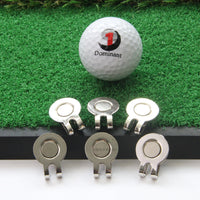 Golf Magnetic Hat Clip with Detachable Ball Marker, Metal