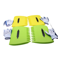 Outdoor Garden Leaf Scoops Hand Rakes for Yard Waste Collection
