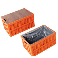 Foldable Car Trunk Organizer Storage Box for Camping and Outdoor Use