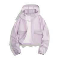 Women's UPF 50+ UV Protection Lightweight Sun Protection Jacket with YKK Zipper