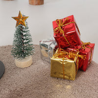 Miniature Dollhouse Fireplace & Furniture Set for Christmas Living Room Decor