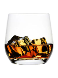Chamvin Vortex Whiskey Glass, Hand-blown Mojito Cocktail Tumbler, Nordic Ins Style