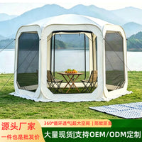 Instant Pop-Up Camping Screen House Tent with Mosquito Netting for Outdoors, Park, and Picnic