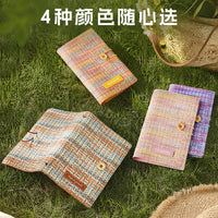 A6 Korean Style Woven Strap Journal Notebook with Loose-Leaf Pages