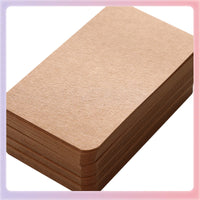 L5HM Blank White Cardstock for DIY Learning & Memory Aids