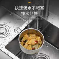 Stainless Steel Sink Drain Basket, Expandable Dish Drying Rack for Fruits, Vegetables, and Kitchen Utensils