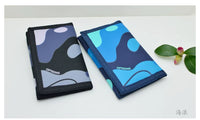 2026 New Canvas Trifold Wallet with Zipper, Waterproof, Printed, Multifunctional for Students