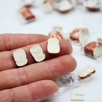 Dollhouse Miniature Sliced Toast Bread Model for OB11 BJD Dolls