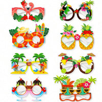 Hawaiian Party Novelty Paper Glasses Photo Booth Props