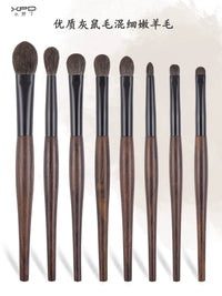 Professional Squirrel Hair Blend Eyeshadow Brush Set for Detailed Eye Makeup and Highlighting