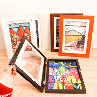 Kids' Art Display Flip Frame with Magnetic Closure for A4 Artwork