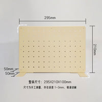 Magnetic Pegboard Organizer for Desk, Punch-Free Metal Storage Panel for Study Tables and Dorms