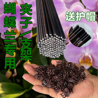 Orchid Plant Support Stakes with Clips and Caps for Potted Flowers