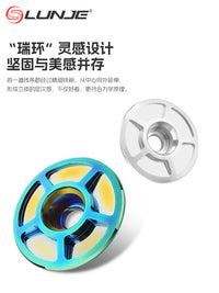 Aluminum Alloy Bicycle Headset Cap for Road and Mountain Bikes