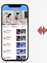 Wireless 360-Degree HD Home Security Camera with Remote Phone Access
