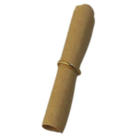 Kraft Paper Message Scrolls with Metal Ring for Wishes and Blessings