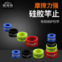 Fishing Rod Butt Cap, Front Plug, Anti-Slip Stopper, and Fixing Ring Set