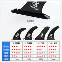 SUP Board Fin for Racing and Whitewater Use