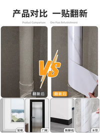 Pipe Cover Decorative Wrap for Exposed Pipes, Self-Adhesive Wall Sticker for Concealing Plumbing, Gas, and Fire Hoses