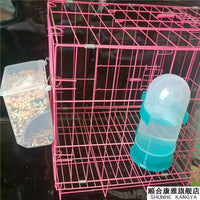 Anti-Scatter Poultry Feeder for Chickens, Pigeons, and Birds - Large Rectangular Food Trough