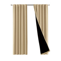 Blackout Window Curtains for Sun Protection and Privacy, Solid Color Panels