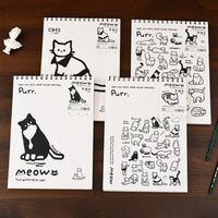 Isabelle's Meow Sketchbook A4 Portable Art Drawing Book