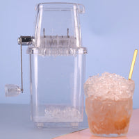 Mini Manual Hand Crank Ice Crusher for Home Use