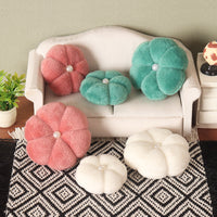 Dollhouse Miniature Pumpkin Pillow for BJD Sofa Decor
